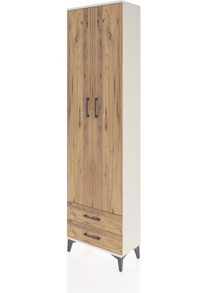 Arges Dolap 3 Raflı 2 Çekmeceli Tek Askılı 60X30X221 Aytaşı-Çam modelleri