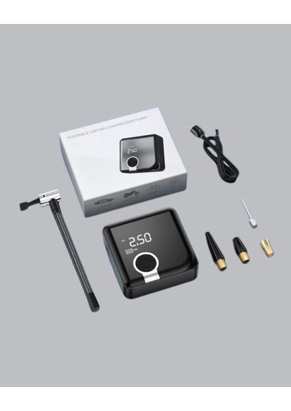 Dijital Ekranlı Taşınabilir Akıllı Araç Hava Kompresörü fiyatları