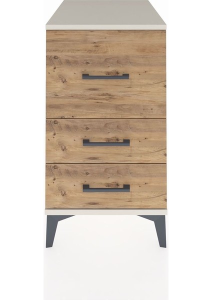 Kronos Komodin 3 Çekmeceli 44X59X80 Aytaşı-Çam