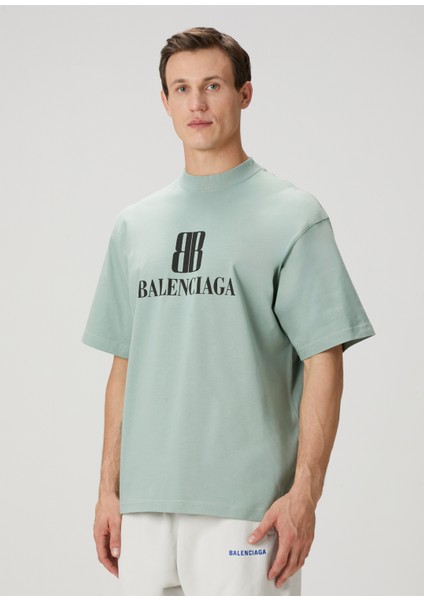 Nano Bb Açık Yeşil Logo Baskılı T-Shirt modelleri