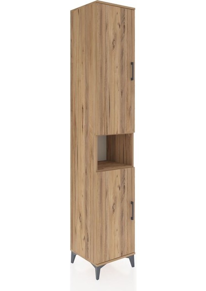 Hyperion Dolap 5 Raflı 2 Kapaklı Tek Askılı 44X44X243 Çam-Çam fiyatları