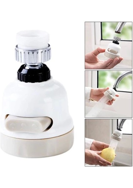 3 Fonksiyonlu Oynar Musluk Başlığı Tüm Musluklara Uyumlu ( Lisinya ) indirimleri