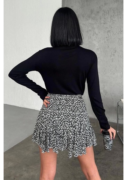 Rahat ve Şık Uzun Kollu Bisiklet Yaka Likralı Viskon Penye Body Siyah ( Lisinya ) modelleri