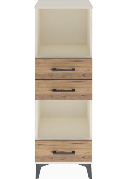 Arges Dolap 2 Raflı 3 Çekmeceli 44X30X134 Aytaşı-Çam