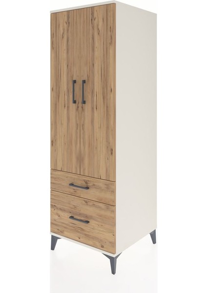 Kronos Dolap 4 Raflı 2 Çekmeceli 2 Kapaklı 60X59X182 Aytaşı-Çam modelleri