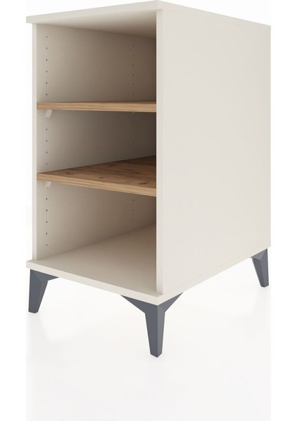 Kronos Komodin 2 Raflı 44X59X80 Aytaşı-Çam modelleri