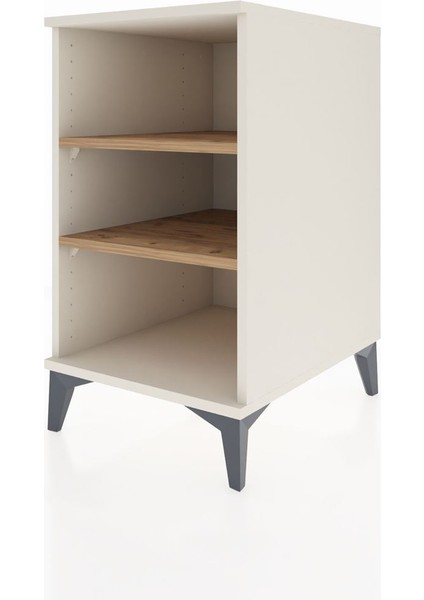 Kronos Komodin 2 Raflı 44X59X80 Aytaşı-Çam fırsatları
