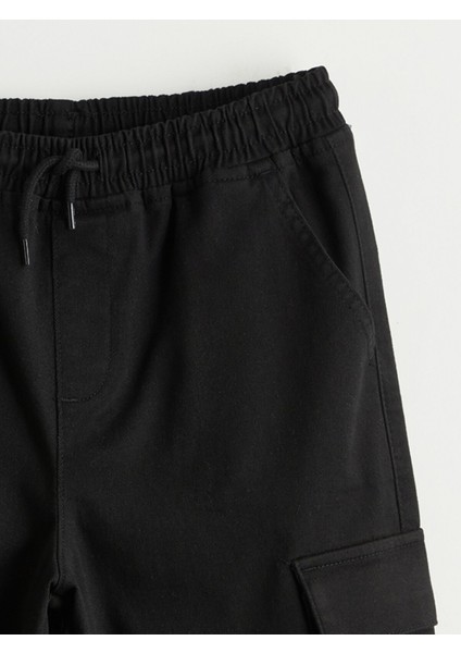 Yeni Sezon Beli Lastikli Erkek Çocuk Kargo Jogger Pantolon fırsatları