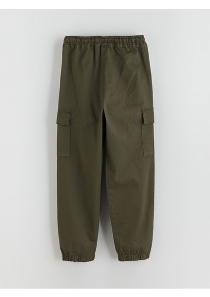 Yeni Sezon Beli Lastikli Erkek Çocuk Kargo Jogger Pantolon modelleri