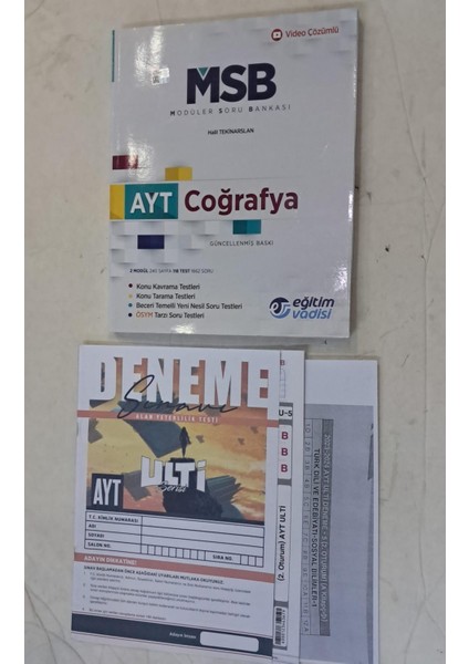 Ayt Coğrafya Soru Bankası + Deneme