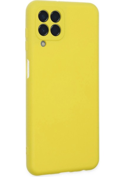 CPT16 Samsung Galaxy M33 Kılıf Nano Içi Kadife Silikon - Sarı modelleri