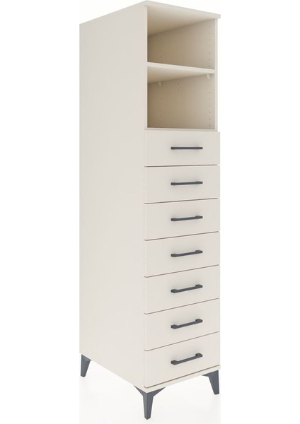 Kronos Dolap 2 Raflı 7 Çekmeceli 44X59X182 Aytaşı-Aytaşı fiyatları