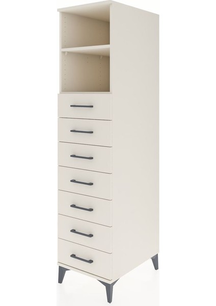 Kronos Dolap 2 Raflı 7 Çekmeceli 44X59X182 Aytaşı-Aytaşı modelleri