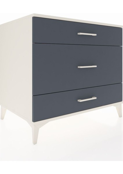 Kronos Şifonyer 3 Çekmeceli 88X59X80 Aytaşı-Antrasit fiyatları