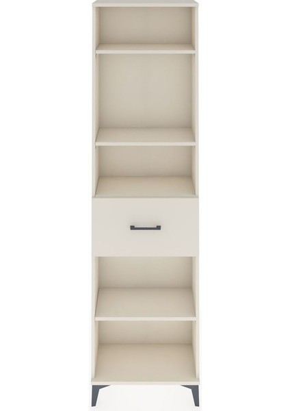 Arges Dolap 4 Raflı Tek Çekmeceli 60X30X221 Aytaşı-Aytaşı