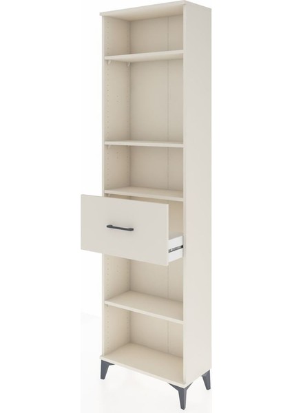 Arges Dolap 4 Raflı Tek Çekmeceli 60X30X221 Aytaşı-Aytaşı fırsatları