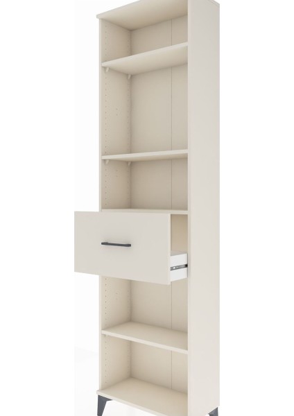 Arges Dolap 4 Raflı Tek Çekmeceli 60X30X221 Aytaşı-Aytaşı indirimleri