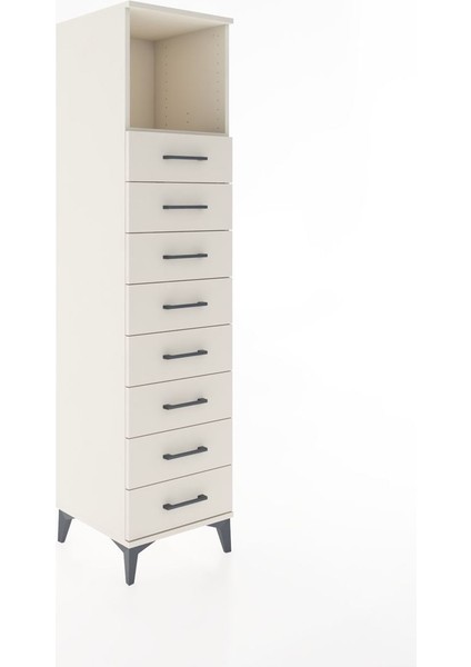 Hyperion Dolap Tek Raflı 8 Çekmeceli 44X44X182 Aytaşı-Aytaşı fiyatları