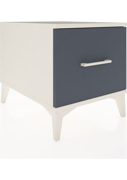 Kronos Komodin Tek Çekmeceli 44X59X48 Aytaşı-Antrasit fiyatları