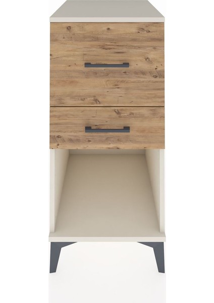 Kronos Komodin 2 Çekmeceli 44X59X96 Aytaşı-Çam