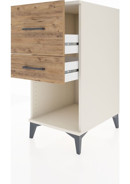 Kronos Komodin 2 Çekmeceli 44X59X96 Aytaşı-Çam fırsatları