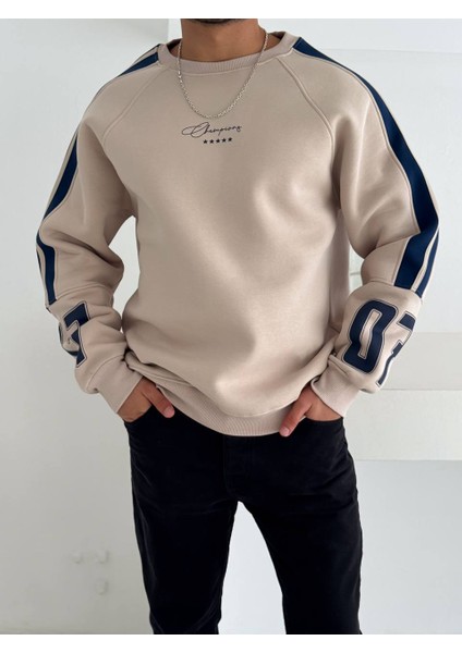 Champıons 5 Yıldız 7 Numara Sweatshırt - Oversıze Şardonlu Sweat