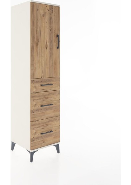 Hyperion Dolap 2 Raflı 3 Çekmeceli Tek Kapaklı 44X44X182 Aytaşı-Çam fiyatları