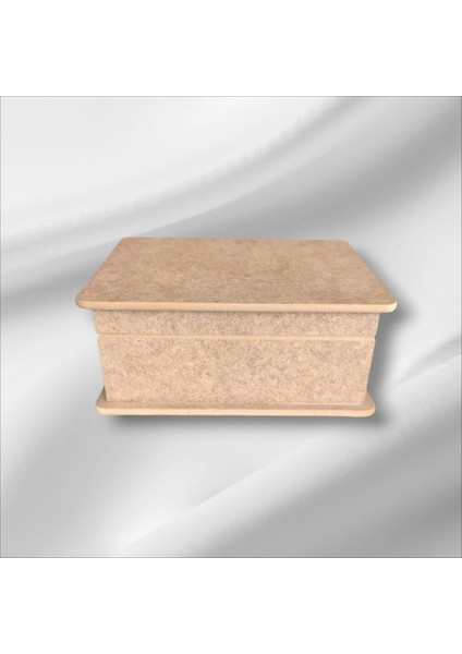 Ahşap Boyanabilir Asansörlü -Takı-Makyaj-Aksesuar-Küçük boy Dekoratif Çok Amaçlı Kutu fırsatları