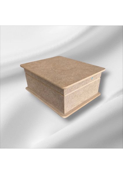 Ahşap Boyanabilir Asansörlü -Takı-Makyaj-Aksesuar-Küçük boy Dekoratif Çok Amaçlı Kutu indirimleri