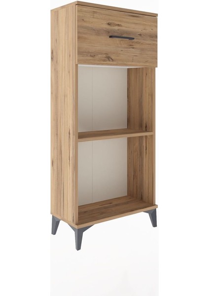 Arges Dolap Tek Raflı Tek Çekmeceli 60X30X134 Çam-Çam fiyatları