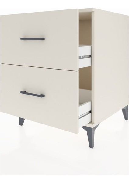 Kronos Komodin 2 Çekmeceli 60X59X80 Aytaşı-Aytaşı fırsatları