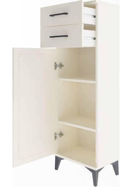 Arges Dolap 2 Raflı 2 Çekmeceli Tek Kapaklı 44X30X134 Aytaşı-Aytaşı fırsatları