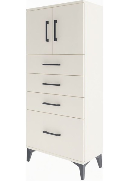 Arges Dolap Tek Raflı 4 Çekmeceli 2 Kapaklı 60X30X134 Aytaşı-Aytaşı modelleri