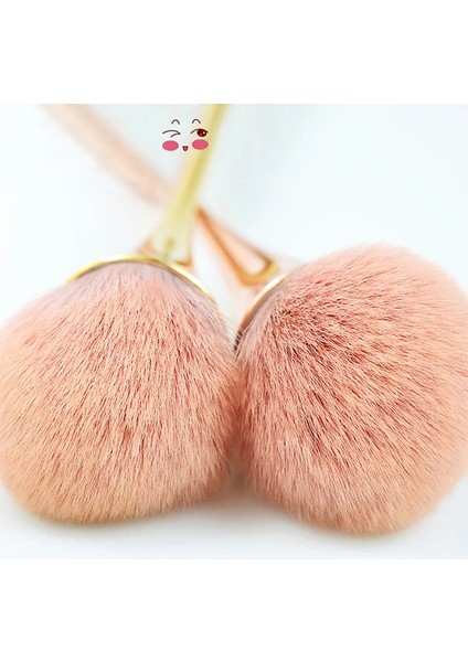 Ezere Altın Makyaj Fırçası Pudra Fırçası Fondöten Fırçası Allık FIRÇASI-(1903) indirimleri