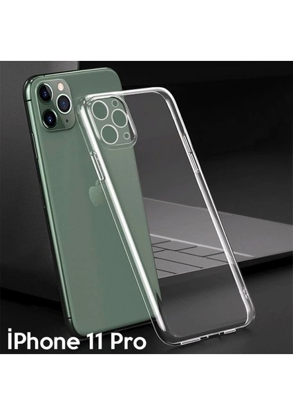 Ally Iphone 11 Pro 5.8 Inch Kamera Korumalı Silikon KILIF-(1903)