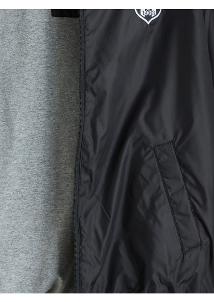 Yeni Sezon Kapüşonlu Beşiktaş Baskılı Erkek Çocuk Yağmurluk fırsatları