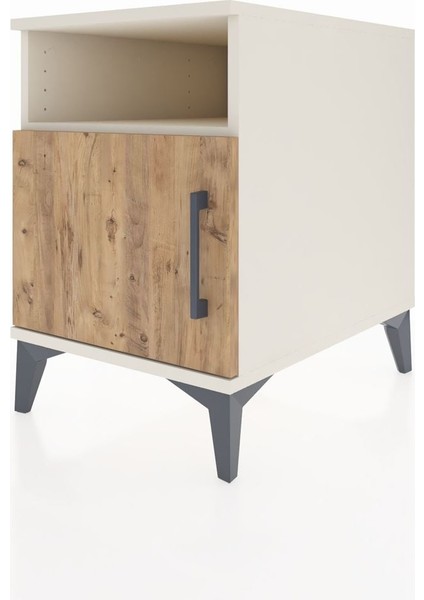 Kronos Komodin 2 Raflı Tek Kapaklı 44X59X64 Aytaşı-Çam modelleri