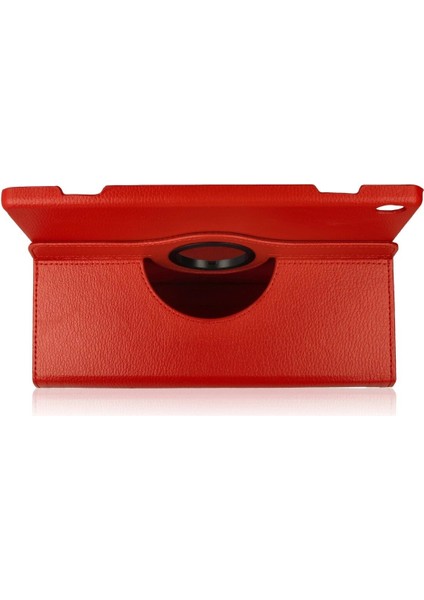 CPT16 Lenovo M10 X505F Kılıf 360 Tablet Deri Kılıf - Kırmızı