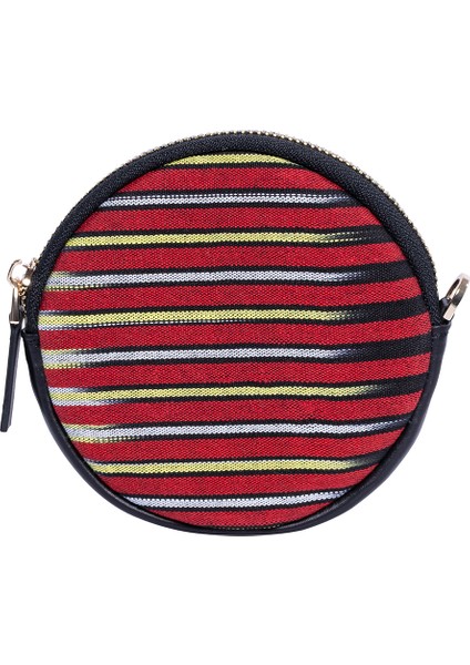 Çona - Siyah Deri Yuvarlak Cüzdan modelleri