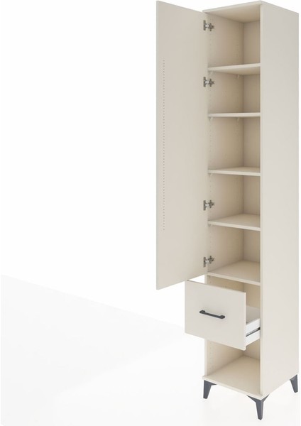 Hyperion Dolap 5 Raflı Tek Çekmeceli Tek Kapaklı 44X44X243 Aytaşı-Aytaşı fırsatları