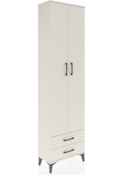 Arges Dolap 5 Raflı 2 Çekmeceli 2 Kapaklı 60X30X221 Aytaşı-Aytaşı fiyatları