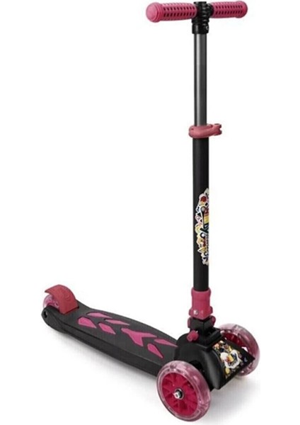 09575 Winky 5+ Yaş 90KG Pembe Renk Scooter -Klt