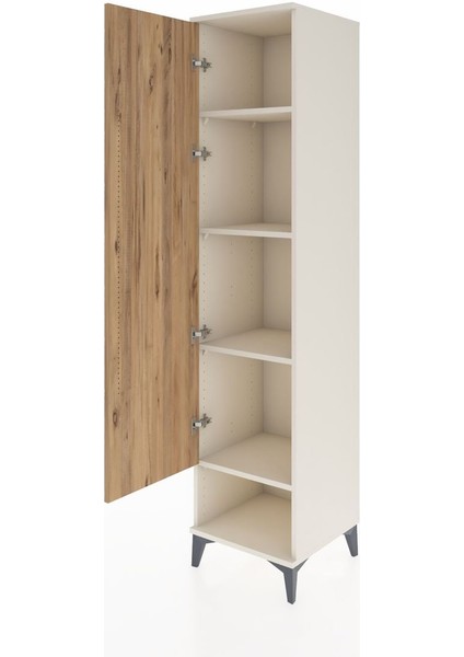 Hyperion Dolap 4 Raflı Tek Kapaklı 44X44X195 Aytaşı-Çam fırsatları