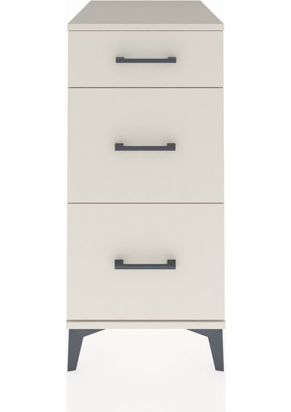 Kronos Komodin 3 Çekmeceli 44X59X96 Aytaşı-Aytaşı