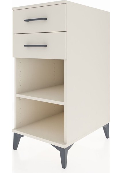Kronos Komodin Tek Raflı 2 Çekmeceli 44X59X96 Aytaşı-Aytaşı modelleri