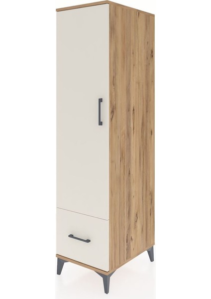 Kronos Dolap 4 Raflı Tek Çekmeceli Tek Kapaklı 44X59X182 Çam-Aytaşı modelleri