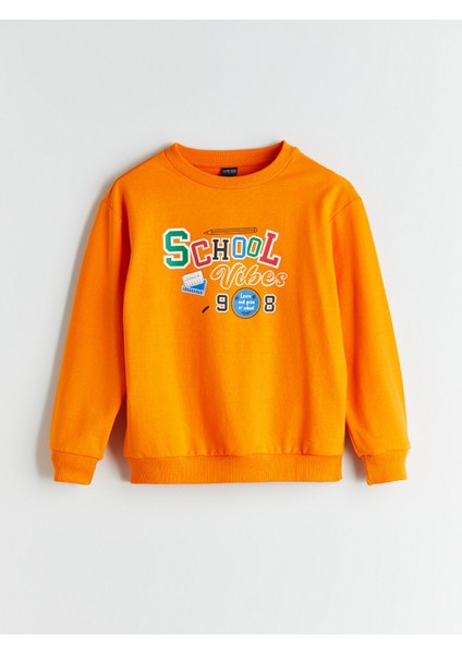 Yeni Sezon Bisiklet Yaka Erkek Çocuk Sweatshirt