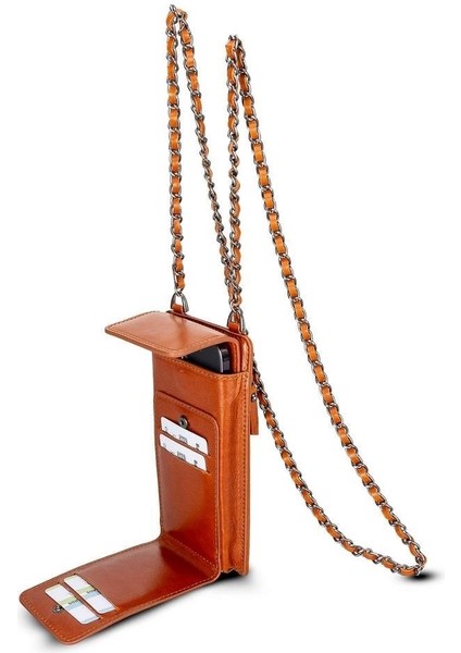 Avjin 6.9 Inch Uyumlu Deri Kılıf Cüzdan Askılı RST2EF indirimleri