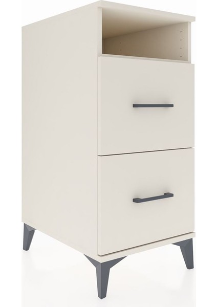Kronos Komodin Tek Raflı 2 Çekmeceli 44X59X96 Aytaşı-Aytaşı fiyatları
