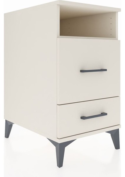 Kronos Komodin Tek Raflı 2 Çekmeceli 44X59X80 Aytaşı-Aytaşı fiyatları